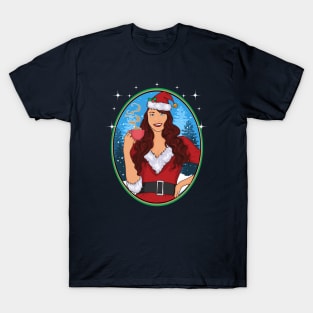 Mrs Claus Hot Cocoa Drinker T-Shirt